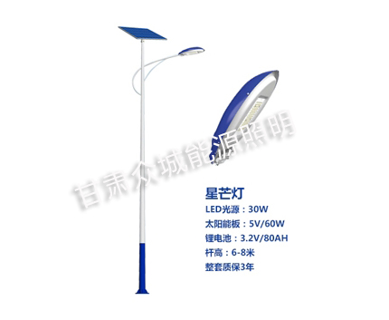 白朗爆款太阳能路灯